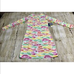 IBKUL Long sleeve Zip Crew Dress DEIDRA Size XS